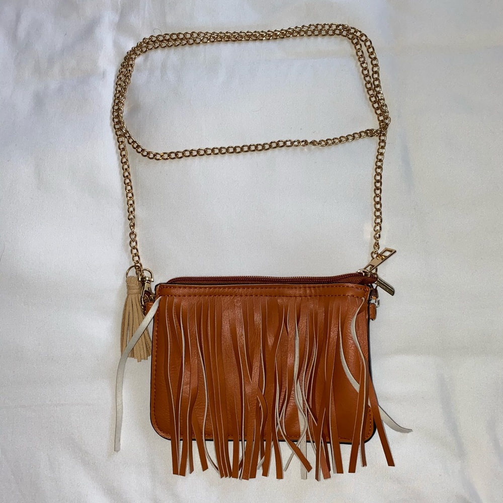 CUTE FRINGED SHOULDER BAG